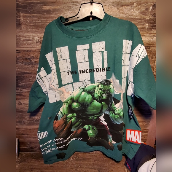 civil regime Shirts Incredible Hulk Civil Regime Marvel Oversized